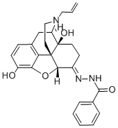 NALOXONE BENZOYLHYDRAZONE Struktur