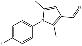 1-(4-FLUORO-PHENYL)-2,5-DIMETHYL-1H-PYRROLE-3-CARBALDEHYDE Struktur