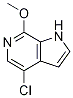 1H-Pyrrolo[2,3-c]pyridine, 4-chloro-7-Methoxy- Struktur