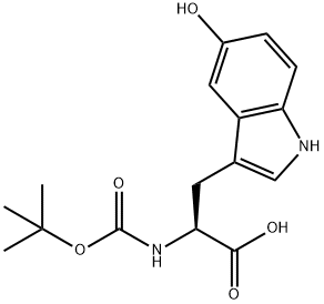 BOC-5-HYDROXY-L-TRYPTOPHAN Struktur