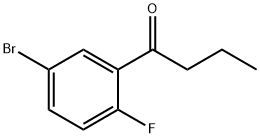 1-(5-Bromo-2-fluorophenyl)butan-1-one Struktur