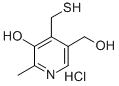 2-Methyl-3-hydroxy-4-(mercaptomethyl)-5-hydroxymethylpyridine hydrochl oride Struktur