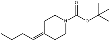 tert-Butyl 4-butylidenepiperidin-1-carboxylate Struktur