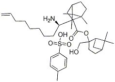 (R)-1-Aminonon-8-enylboronic acid, pinanediol ester tosylate Struktur