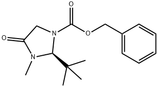 (S)-1-Z-2-TERT-BUTYL-3-METHYL-4-IMIDAZOLIDINONE Struktur