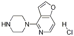 4-(piperazin-1-yl)furo[3,2-c]pyridine hydrochloride, 119924-32-2, 結(jié)構(gòu)式