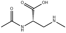 Alanine, N-acetyl-3-(methylamino)- (9CI) Struktur