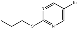 5-Bromo-2-(propylthio)pyrimidine Struktur