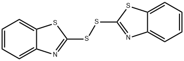 2,2'-Dithiobis(benzothiazole) Struktur