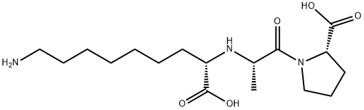 N-(8-amino-1-carboxyoctyl)-alanyl-proline Struktur