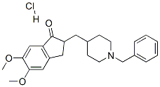 2,3-Dihydro-5,6-dimethoxy-2-[[1-(phenylmethyl)-4-piperidinyl]methyl]-1H-inden-1-one hydrochloride Structure