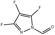 1H-Pyrazole-1-carboxaldehyde, 3,4,5-trifluoro- (9CI) Struktur