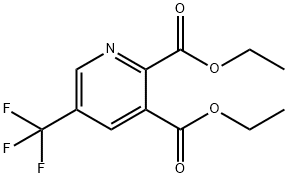 2,3-PYRIDINEDICARBOXYLIC ACID, 5-(TRIFLUOROMETHYL)-, DIETHYL ESTER Struktur