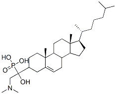 cholesterylphosphoryldimethylethanolamine Struktur