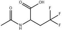 2-acetaMido-4,4,4-trifluorobutanoic acid Struktur