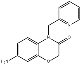 7-AMINO-4-(PYRIDINE-2-YL-METHYL)-1,4-BENZOXAZIN-3(4H)-ONEDIHYDROCHLORIDE Struktur