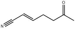 2-Heptenenitrile, 6-oxo-, (E)- (9CI) Struktur