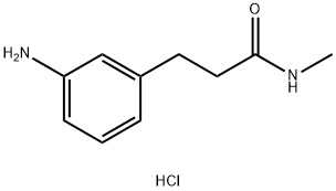 3-(3-Aminophenyl)-N-methylpropanamidehydrochloride Struktur