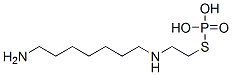 S-(2-((aminoheptyl)amino)ethyl)phosphorothiate Struktur