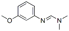 N,N-Dimethyl-N'-(3-methoxyphenyl)formamidine Struktur