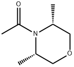 Morpholine, 4-acetyl-3,5-dimethyl-, cis- (9CI) Struktur