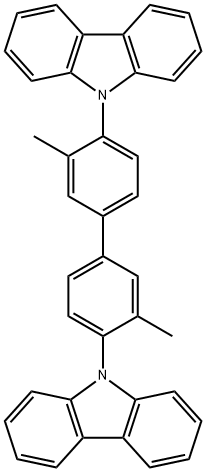 4,4'-Bis(9-carbazolyl)-2,2'-dimethylbiphenyl Struktur