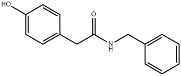 BenzeneacetaMide, 4-hydroxy-N-(phenylMethyl)- Struktur