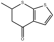 5,6-DIHYDRO-4H-6-METHYLTHIENO[2,3-B]THIOPYRAN-4-ONE Struktur