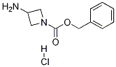 3-Amino-azetidine-1-carboxylic acid benzyl ester hydrochloride Struktur