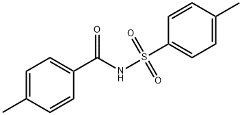 4-METHYL-N-(4-METHYL-BENZOYL)-BENZENESULFONAMIDE Struktur