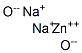 disodium zinc dioxide  Struktur