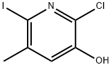 2-Chloro-6-iodo-5-methylpyridin-3-ol Struktur