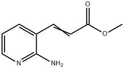 (E)-Methyl 3-(2-aminopyridin-3-yl)acrylate Struktur