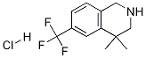 4,4-diMethyl-6-(trifluoroMethyl)-1,2,3,4-tetrahydroisoquinoline hydrochloride Struktur