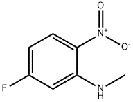 BenzenaMine, 5-fluoro-N-Methyl-2-nitro- Struktur