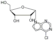 6-CHLORO-7-DEAZAPURINE-?-D-RIBOSIDE Struktur