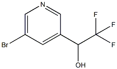 1-(5-broMopyridin-3-yl)-2,2,2-trifluoroethanol Struktur