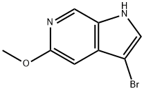 3-Bromo-5-methoxy-6-azaindole Struktur