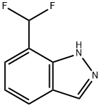 7-(Difluoromethyl)-1H-indazole Struktur