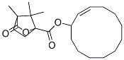 2-cyclododecenyl camphanate Struktur