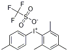 (4-Methylphenyl)(2,4,6-triMethylphenyl)iodoniuM triflate Struktur