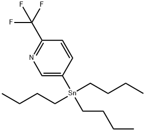 5-Tributylstannyl-2-trifluoromethylpyridine, 1204580-76-6, 結(jié)構(gòu)式