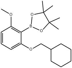 2-CyclohexylMethoxy-6-Methoxyphenylboronic acid pinacol ester Struktur