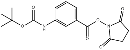 BOC-4-ABZ-OSU Struktur