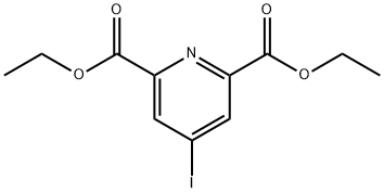 Diethyl 4-iodo-2,6-pyridinedicarboxylate Struktur