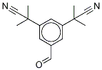 5-ForMyl-α,α,α',α'-tetraMethyl-1,3-benzenediacetonitrile Struktur