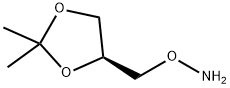 (S)-O-[(2,2-DIMETHYL-1,3-DIOXOLAN-4-YL)METHYL]-HYDROXYAMINE HYDROHLORIDE Struktur