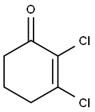 2-Cyclohexen-1-one,  2,3-dichloro- Struktur