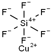 CUPRIC FLUOROSILICATE Struktur