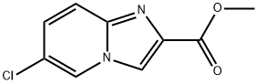 IMidazo[1,2-a]pyridine-2-carboxylic acid, 6-chloro-, Methyl ester Struktur